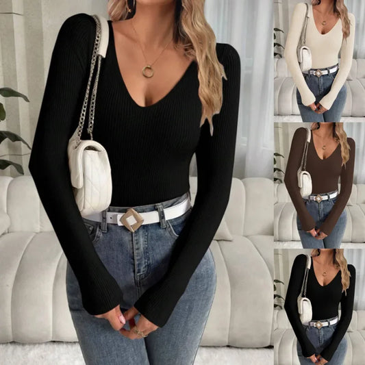 Blusa de Malha – Pullover para Outono/Inverno 2025