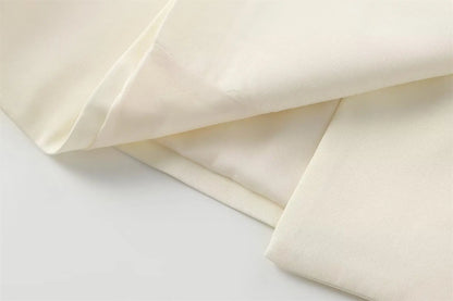 Conjunto Feminino de Calças e Top sem Mangas – Decote em V, Cinto Elegante e Corte Reto