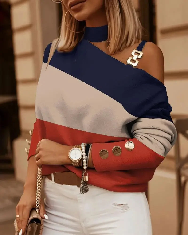 Blusa Ombros Descobertos – Solta e Estilo Casual