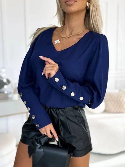 Blusa de Manga Comprida – Elegante e na Moda para 2025